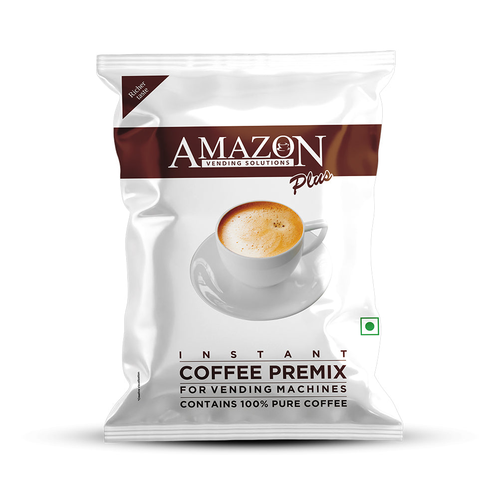 AMAZON Plus 3-in-1 Coffee Premix Powder – Instant Coffee Solution for Vending Machines